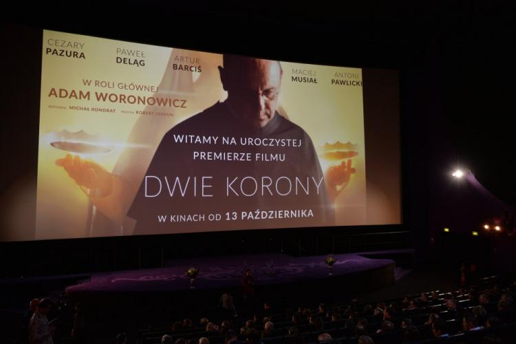 Premiera filmu o życiu o. Maksymiliana Kolbe "Dwie Korony". Fot. PAP/M. Kmieciński 