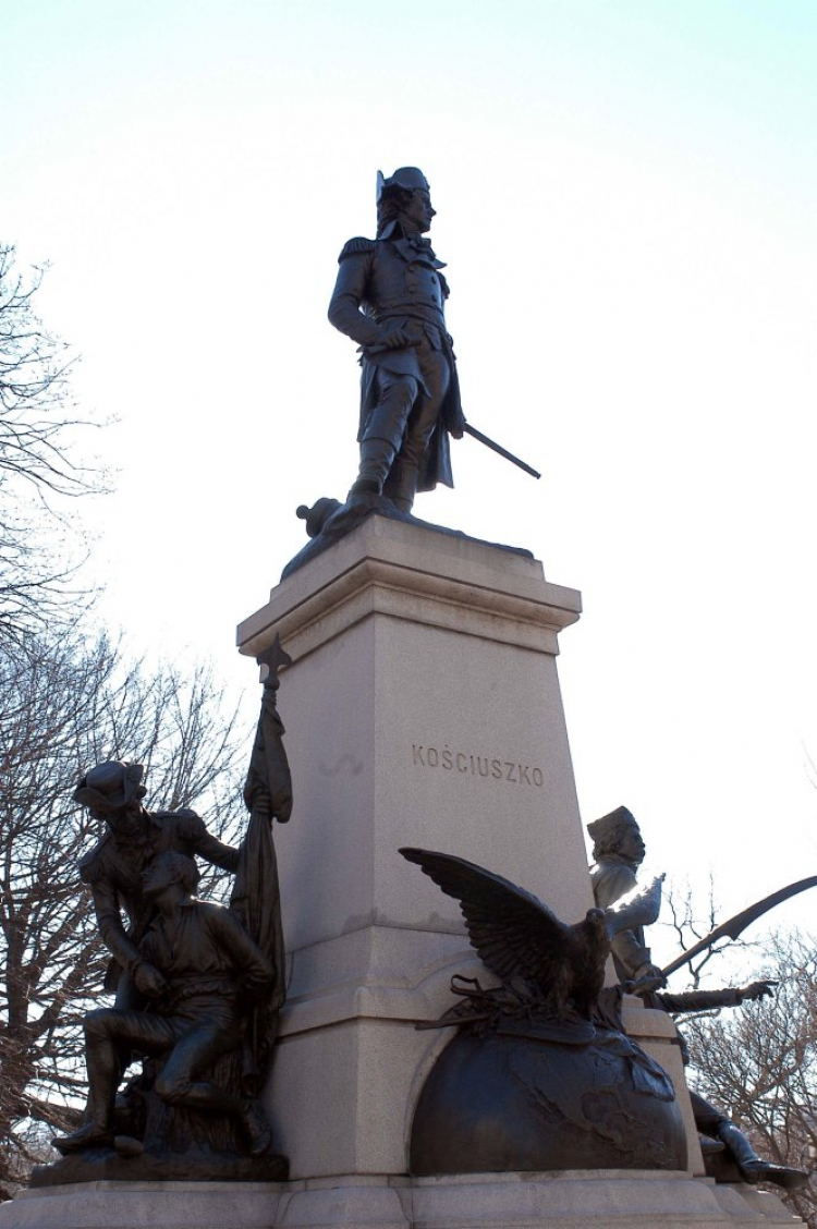 Pomnik Tadeusza Kościuszki w Waszyngtonie. Fot. PAP/R. Pietruszka