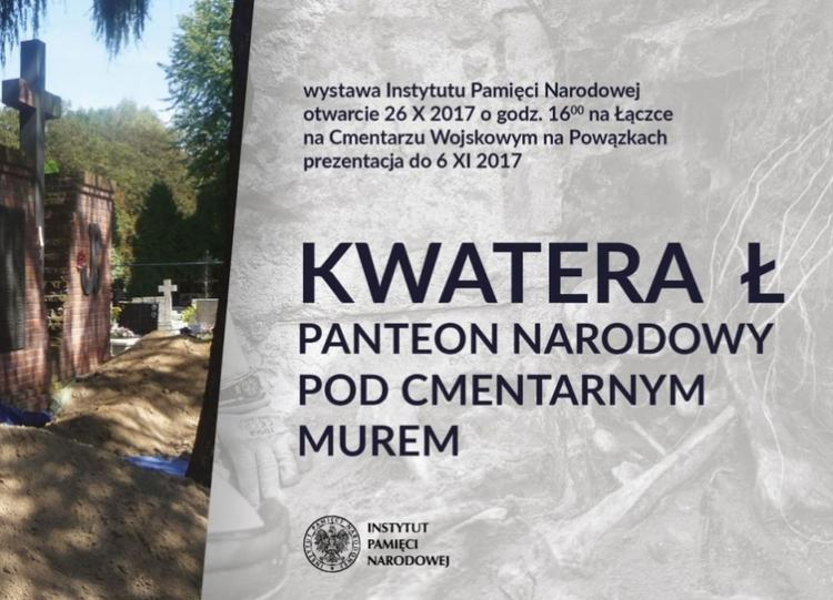 "Kwatera Ł - panteon narodowy pod cmentarnym murem"