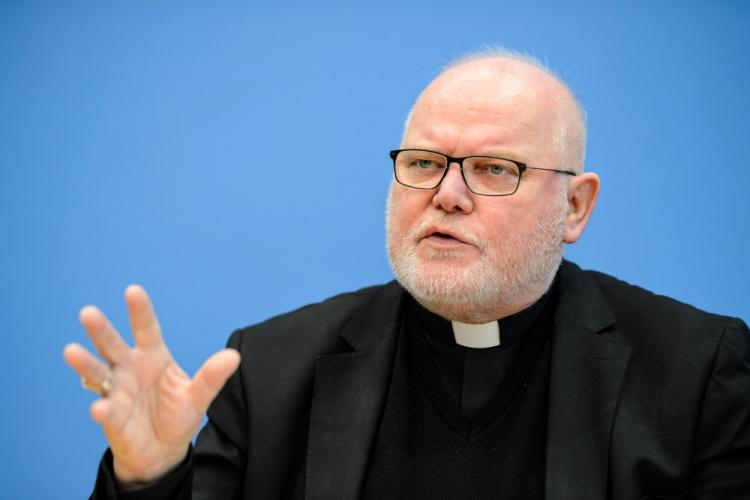 Przewodniczący Konferencji Episkopatu Niemiec kard. Reinhard Marx. Berlin, 10.10.2017. Fot. PAP/EPA