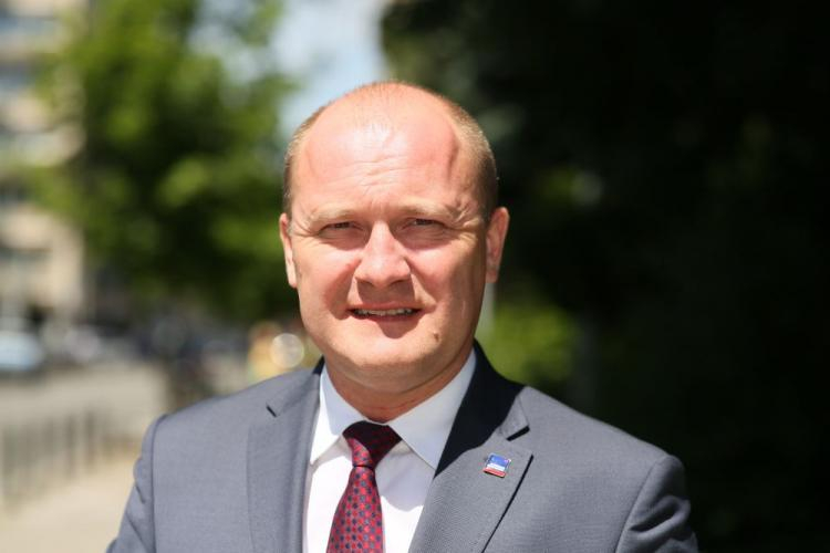 Prezydent Szczecina Piotr Krzystek. Fot. PAP/L. Szymański