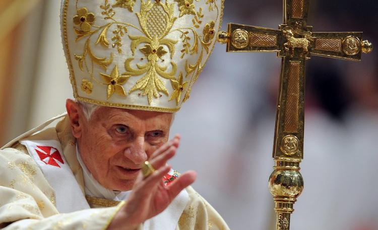 Joseph Ratzinger, papież Benedykt XVI. Fot. PAP/EPA