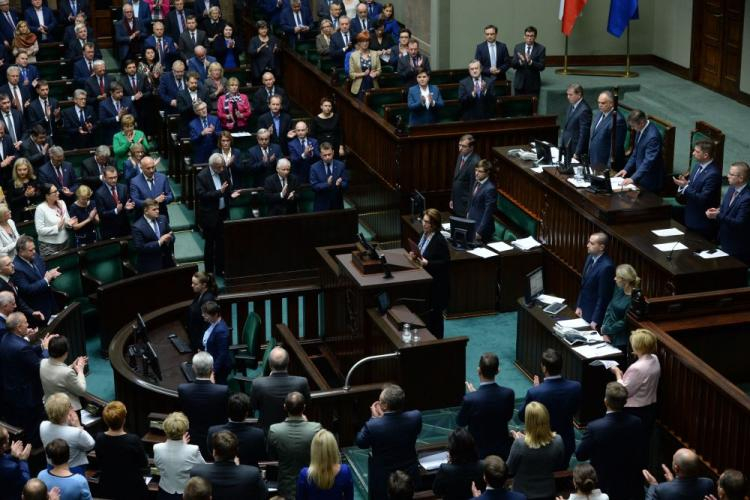 Sejm uczcił 200. rocznicę śmierci Tadeusza Kościuszki. Warszawa, 12.10.2017. Fot. PAP/J. Turczyk 