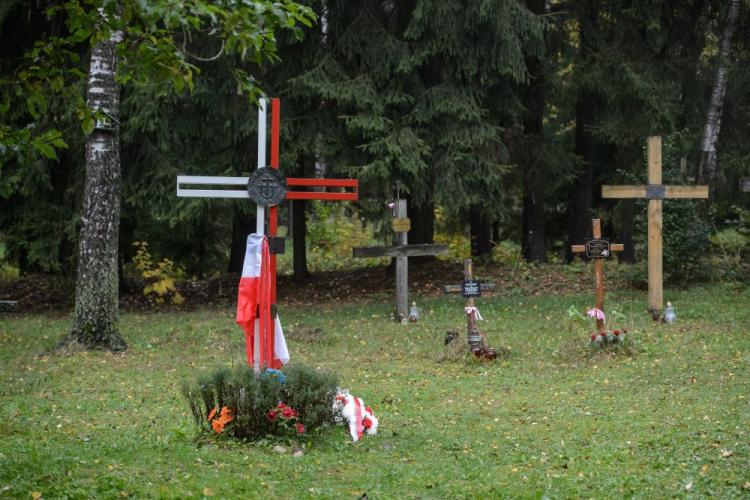 Uroczysko Kuropaty. 11.10.2017. Fot. PAP/W. Pacewicz