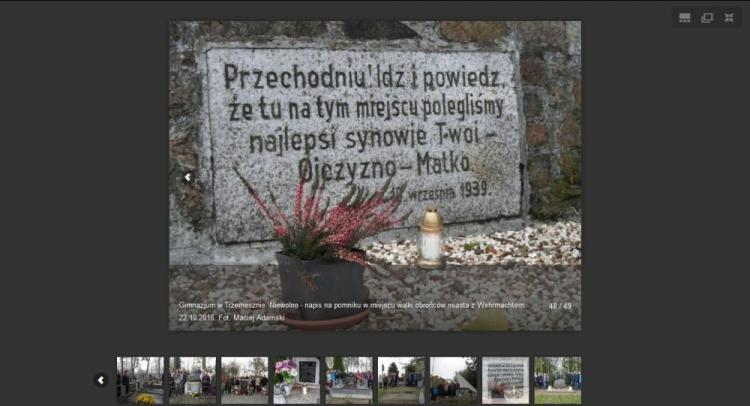 Akcja "Zapal znicz pamięci" 2016 na portalu historycznym dzieje.pl