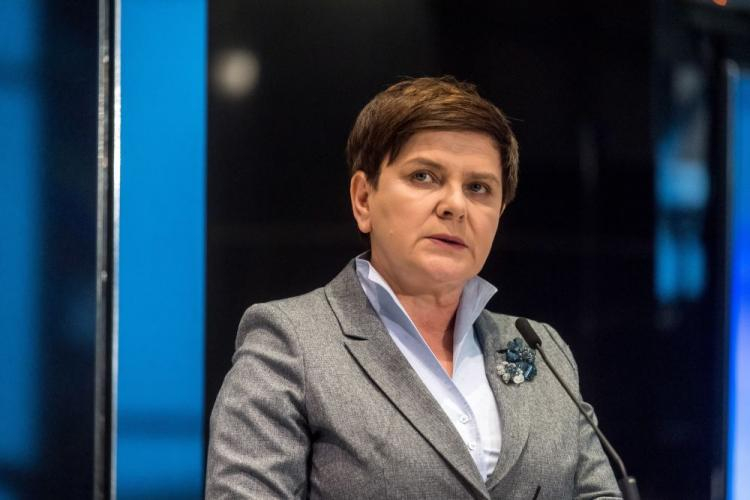 Premier Beata Szydło przemawia podczas międzynarodowej konferencji "Pamięć i Nadzieja". Fot. PAP/T. Żmijewski