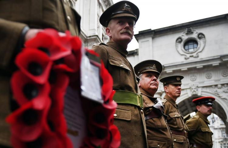 Obchody 99. rocznicy zakończenia I wojny światowej. Londyn, 11.11.2017. Fot. PAP/EPA