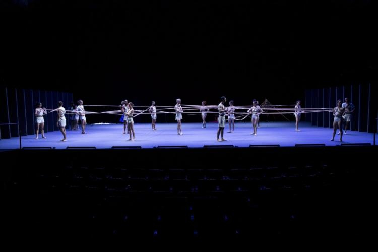 Batsheva Dance Company - spektakl "Last work". Jerozolima, 2015 r. Fot. PAP/EPA