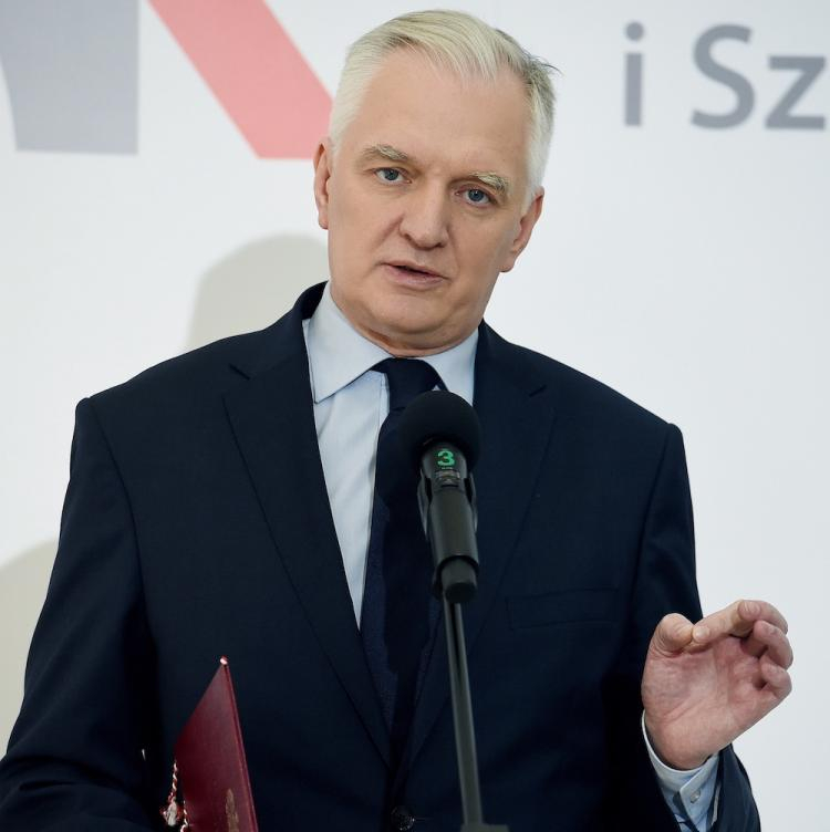 Wicepremier, minister nauki i szkolnictwa wyższego Jarosław Gowin. Fot. PAP/R. Pietruszka