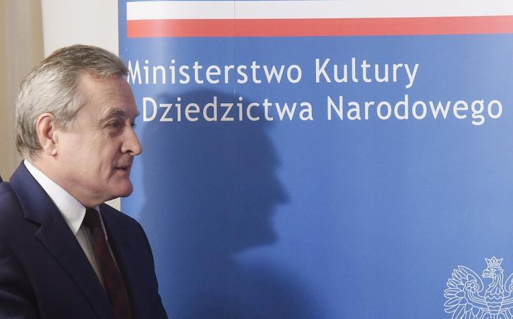 Wicepremier, minister kultury i dziedzictwa narodowego Piotr Gliński. Fot. PAP/R. Pietruszka