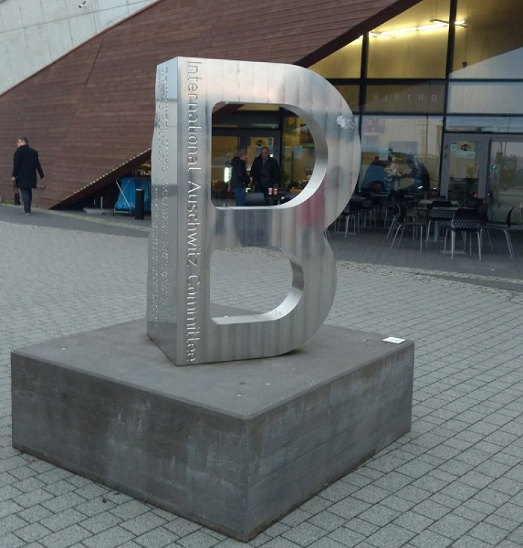 Monument „To B remembered”. Źródło: Gmina Oświęcim