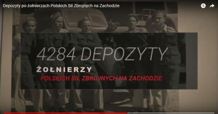Depozyty po żołnierzach Polskich Sił Zbrojnych na Zachodzie - spot. Źródło: MON