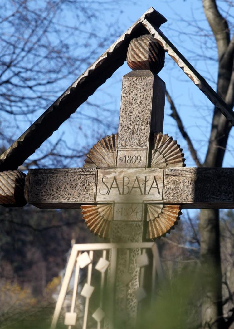 Grób Jana Krzeptowskiego Sabały na Cmentarz Zasłużonych na Pęksowym Brzyzku. Fot. PAP/G. Momot