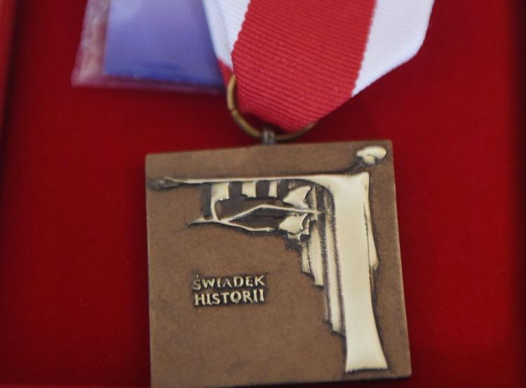 „Świadek Historii” - honorowe wyróżnienie przyznawane przez IPN. Fot. PAP/R. Pietruszka