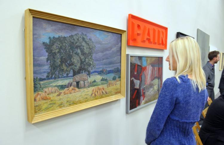 Wystawa "Szczecińskie awangardy" w Muzeum Narodowym w Szczecinie. Fot. PAP/M. Bielecki