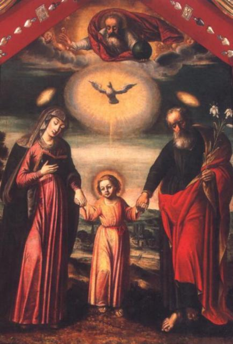 Obraz świętego Józefa w Kaliszu. Źródło: Sanktuarium św. Józefa w Kaliszu