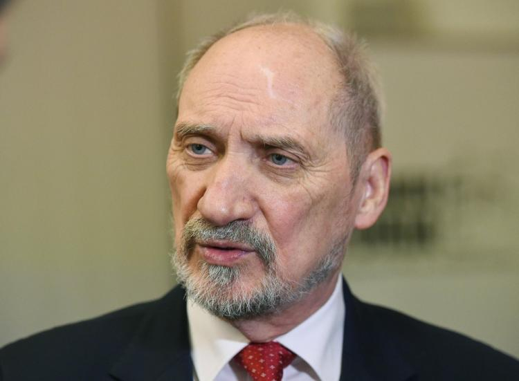 Minister obrony narodowej Antoni Macierewicz. Fot. PAP/R. Pietruszka