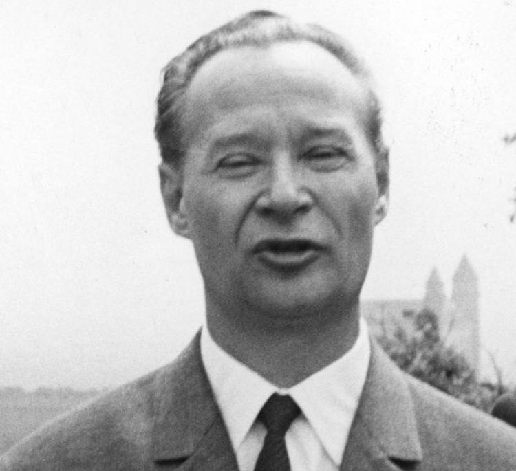 Alexander Dubczek. 1968. Fot. PAP/EPA