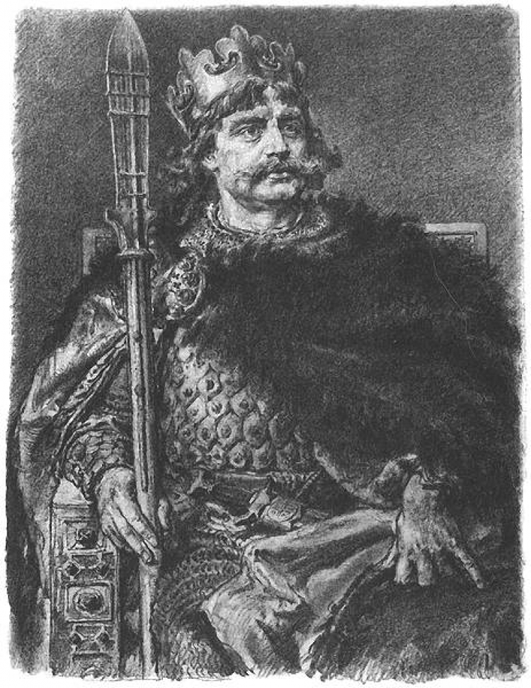 Poczet królów i książąt polskich J. Matejki - Bolesław Chrobry. Źródło: Wikimedia Commons 