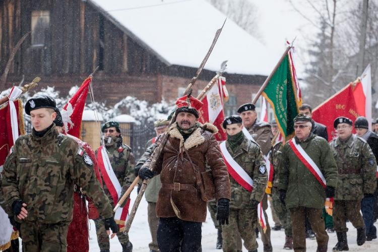 Marsz Szlakiem Powstańców Styczniowych. Fot. PAP/M. Walczak