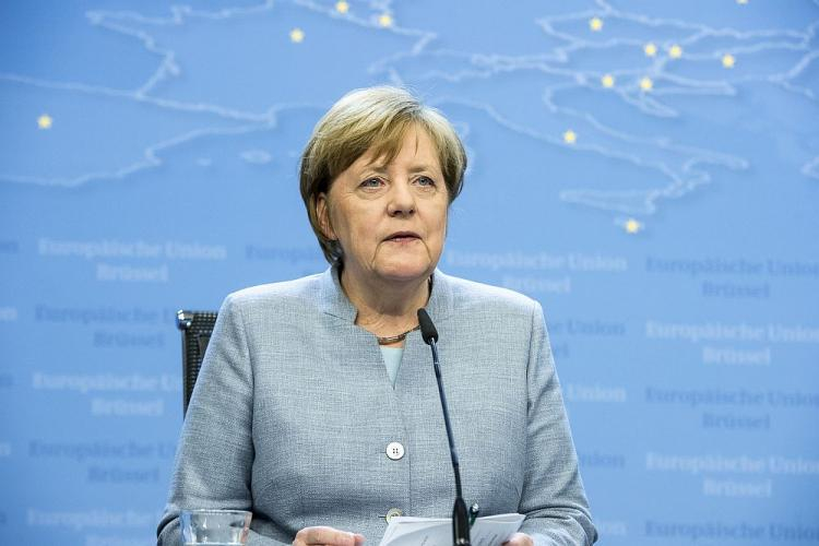 Kanclerz Niemiec Angela Merkel. Fot. PAP/W. Dąbkowski