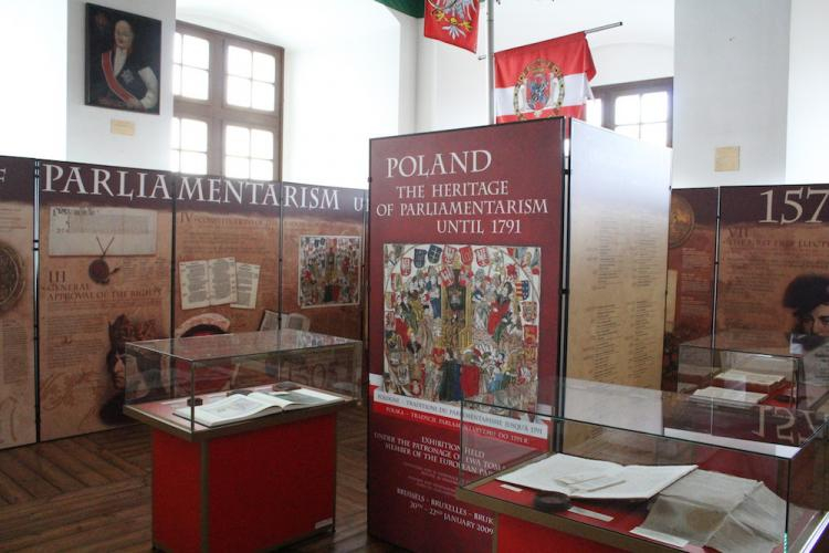 Wystawa "Polska - tradycje parlamentaryzmu do 1791 roku". Źródło: Muzeum w Piotrkowie Trybunalskim.