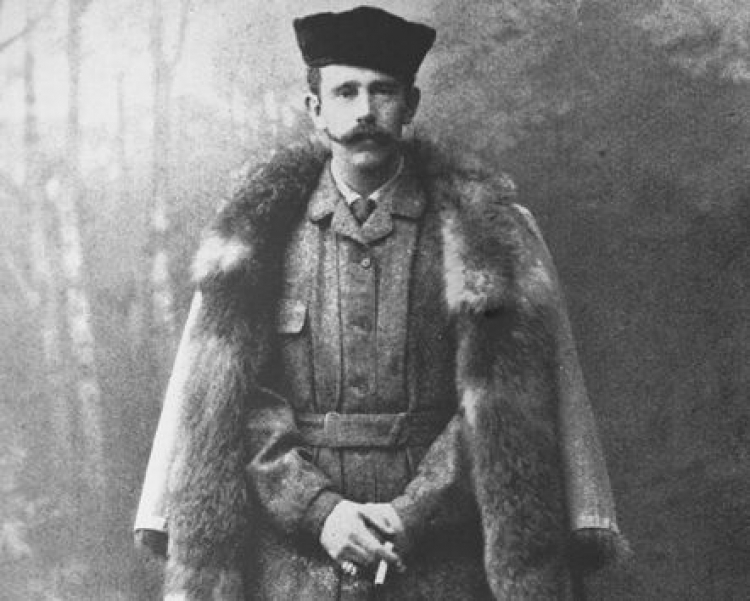 Arcyksiążę Rudolf Habsburg - reprodukcja fotografii z lat 1888-1889. Źródło: NAC