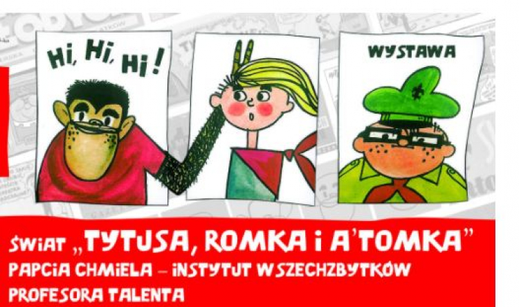Wystawa „Świat Tytusa, Romka i A’Tomka”. Źródło: Centrum Historii Zajezdnia