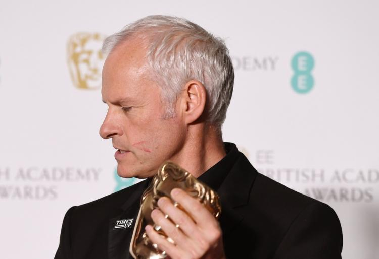  Martin McDonagh laureat nagrody BAFTA za "Trzy billboardy za Ebbing, Missouri" g British Film for "Three Billboards Outside Ebbing, Missouri". Fot. PAP/EPA