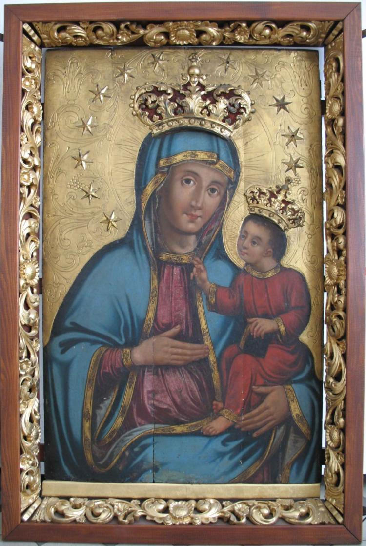 Obraz Matki Bożej z Czańca. Źródło: ks. Szymon Tracz
