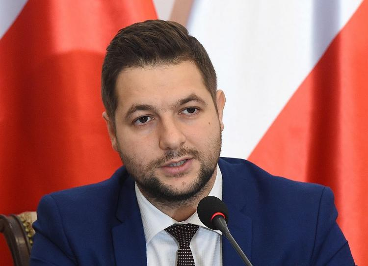 Wiceminister sprawiedliwości Patryk Jaki. Fot. PAP/R. Pietruszka 