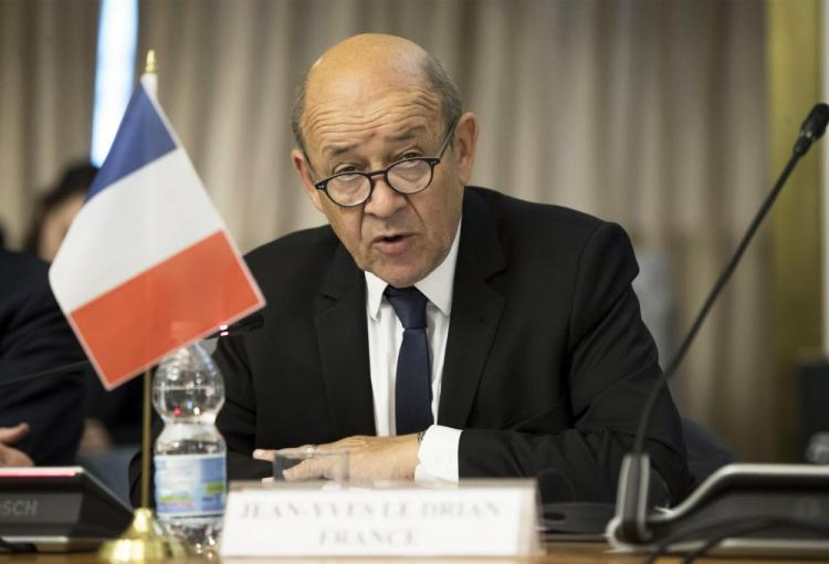 Jean-Yves Le Drian. Fot. PAP/EPA