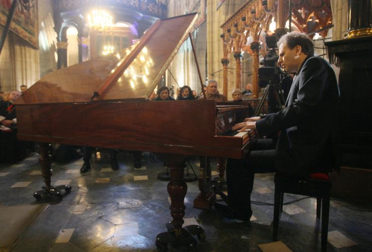 Amerykański pianista Kevin Kenner. Fot. PAP/J. Bednarczyk