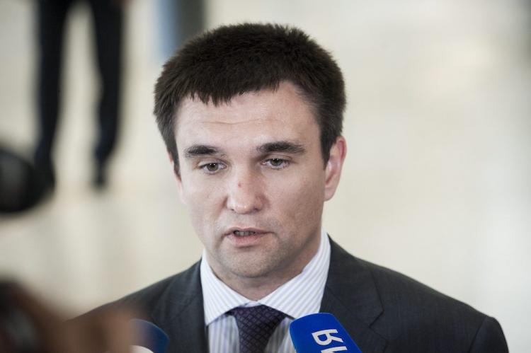 Szef ukraińskiego MSZ Pawło Klimkin. Fot. PAP/EPA