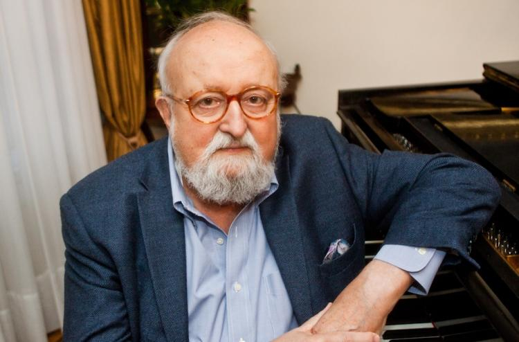  Kompozytor, dyrygent i pedagog muzyczny Krzysztof Penderecki. Fot. PAP/M. Kłoś