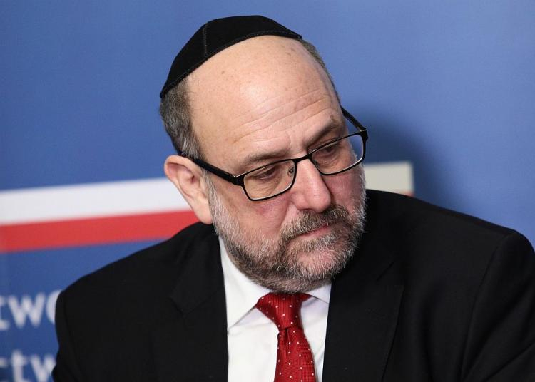 Naczelny rabin Polski Michael Schudrich. Fot. PAP/L. Szymański