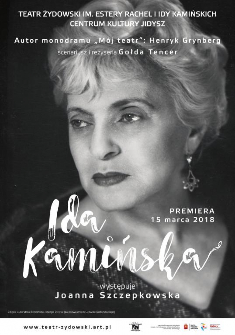 Monodram "Ida Kamińska" w Teatrze Żydowskim