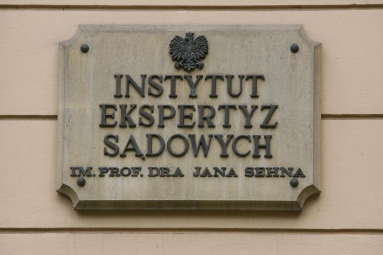 nstytut Ekspertyz Sądowych w Krakowie. Fot. PAP/J. Bednarczyk