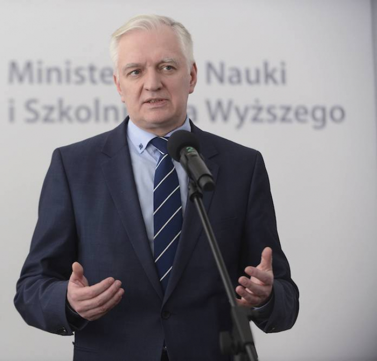 Minister nauki i szkolnictwa wyższego Jarosław Gowin. Fot. PAP/J. Kamiński