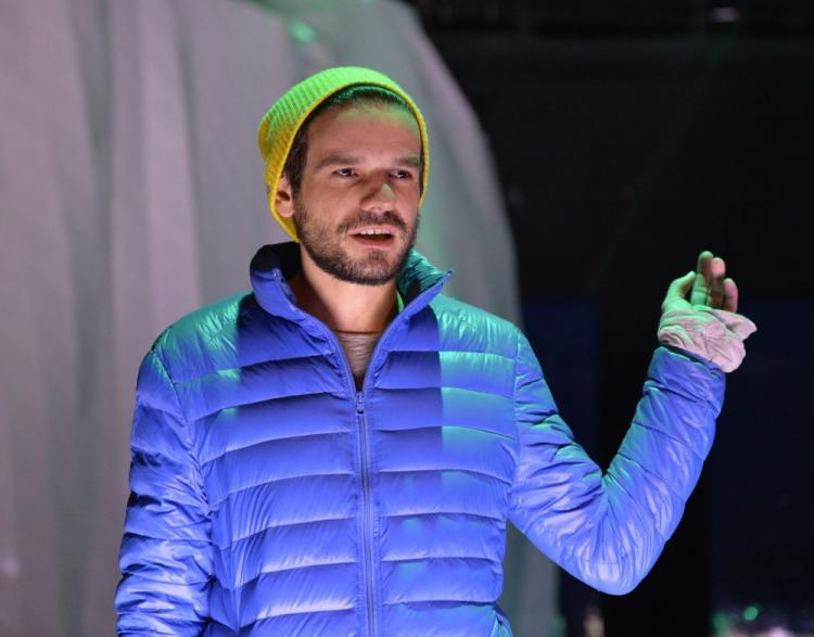 Łukasz Twarkowski podczas próby spektaklu "Akropolis" wg. Stanisława Wyspiańskiego w Starym Teatrze w Krakowie. Fot. PAP/J. Bednarczyk