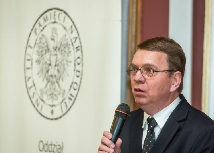 Dyrektor Oddziału IPN w Gdańsku prof. dr hab. Mirosław Golon. Fot. PAP/T. Żmijewski
