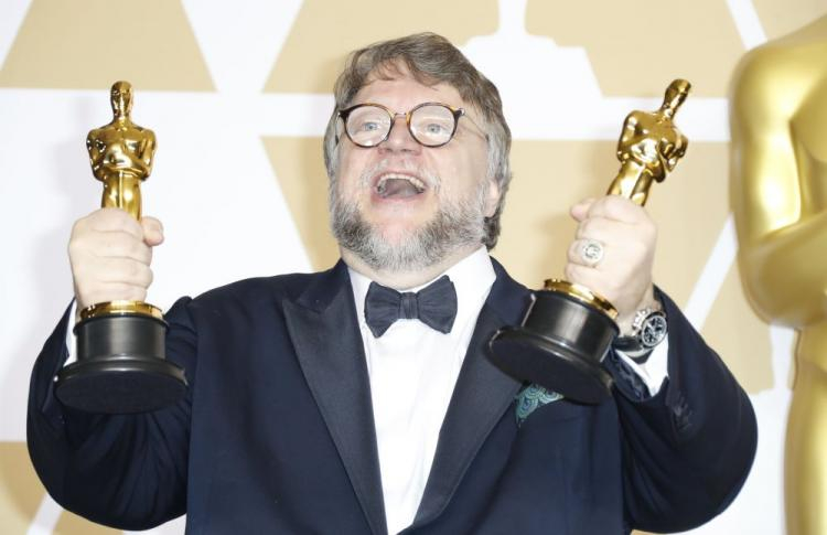 Guillermo del Toro reżyser filmu "Kształt wody" nagrodzony Oscarem. Fot. PAP/EPA