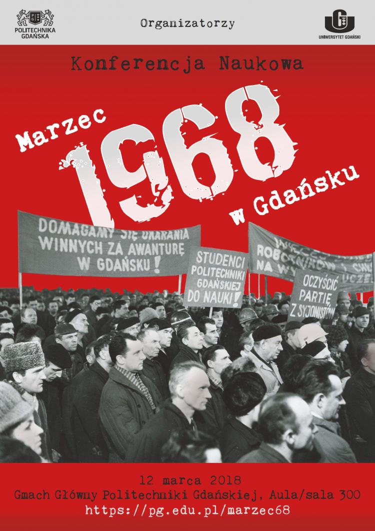 Gdańsk: Konferencja w 50. rocznicę protestów Marca ‘68