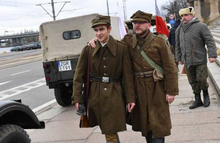 Start VIII Rajdu Zaślubin z Morzem. Fot. PAP/M. Bielecki