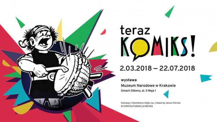 Wystawa "Teraz komiks!" w Muzeum Narodowym w Krakowie