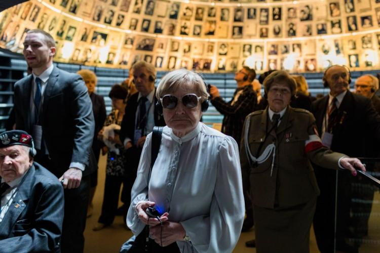  Sprawiedliwa wśród Narodów Świata Irena Sendecka-Rzońca w Yad Vashem w Jerozolimie. Fot. PAP/A. Guz