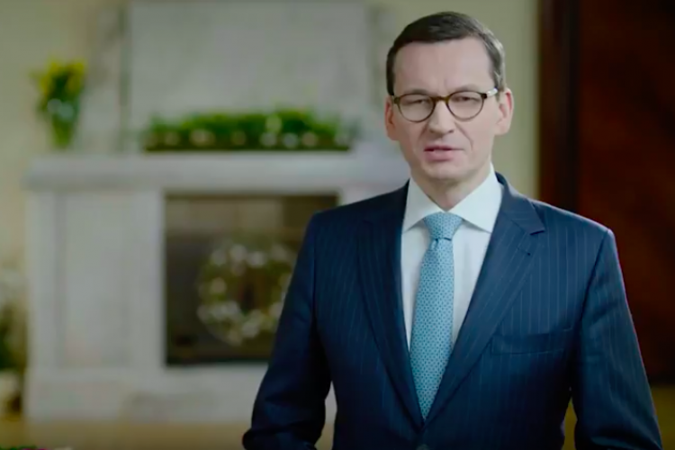 Premier Mateusz Morawiecki składa życzenia wielkanocne. Źródło: YouTube