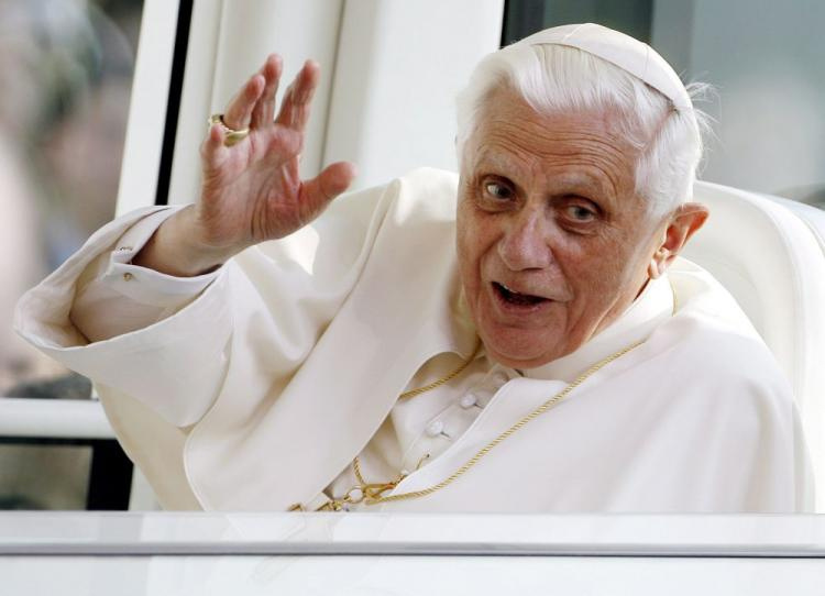 Papież Benedykt XVI. Fot. PAP/EPA
