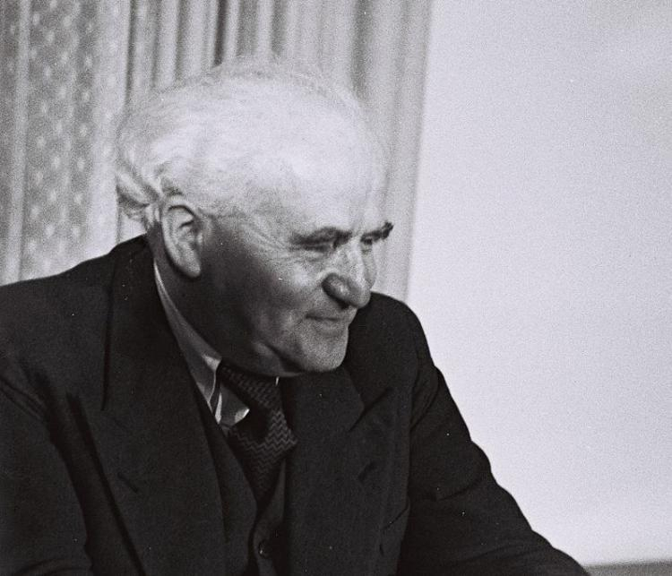 Dawid Ben Gurion. Źródło: Wikimedia Commons