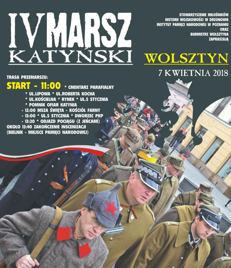 IV Marsz Katyński. Źródło: UM w Wolsztynie